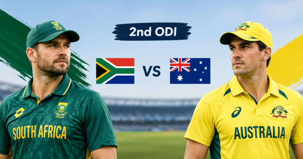 South Africa vs Australia 2nd ODI 2026: Match Preview, Teams & Key Players