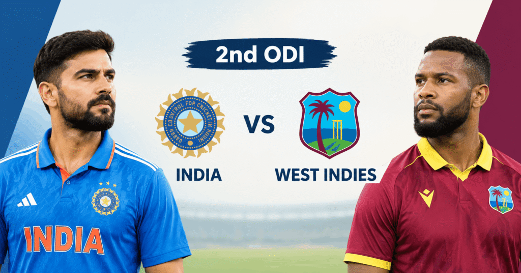 India vs West Indies 2nd ODI 2026: Match Preview, Teams & Key Players